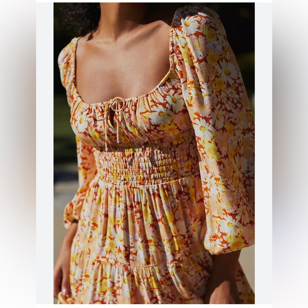 l*space Cassidy Floral Long Sleeve Mini Dress